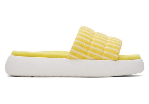 Toms Mallow Papucs Terry Női Szandál Sárga Magyarország | HU256-520
