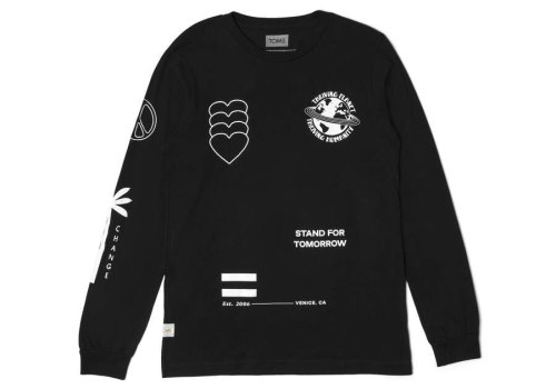 Toms Multi Grafika Long Sleeve Tee Férfi Póló Színes Magyarország | HU301-000
