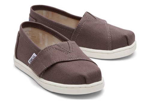 Toms Tiny Alpargata Vászon Gyerek Alpargatas Szürke Magyarország | HU977-722