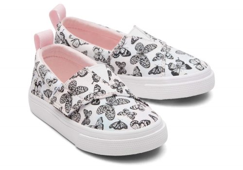 Toms Tiny Fenix Slip-On Butterflies Tie Dye Twill Gyerek Tornacipő Rózsaszín Magyarország | HU970-239